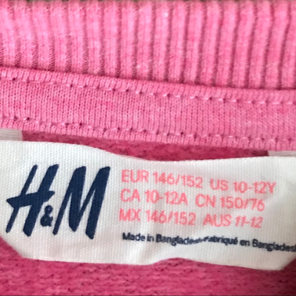 H&M Pink Lightening Bolt Sweatshirt - Picture 7 of 8